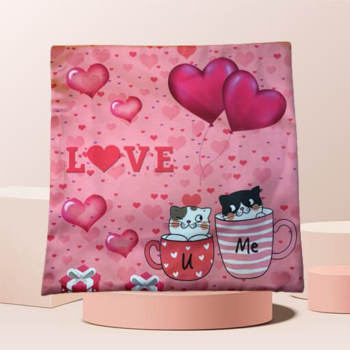 Personalized "Love"  Printed Pillow